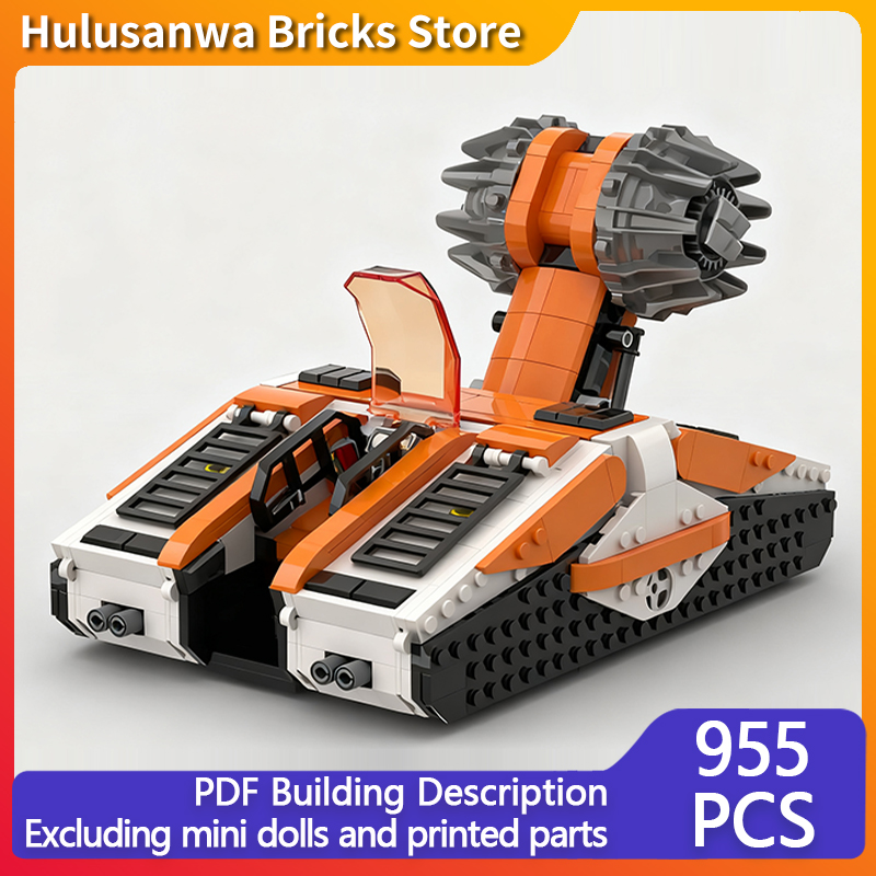 Heavy Equipment Lego - Heavy Space Mining Vehicle Model MOC