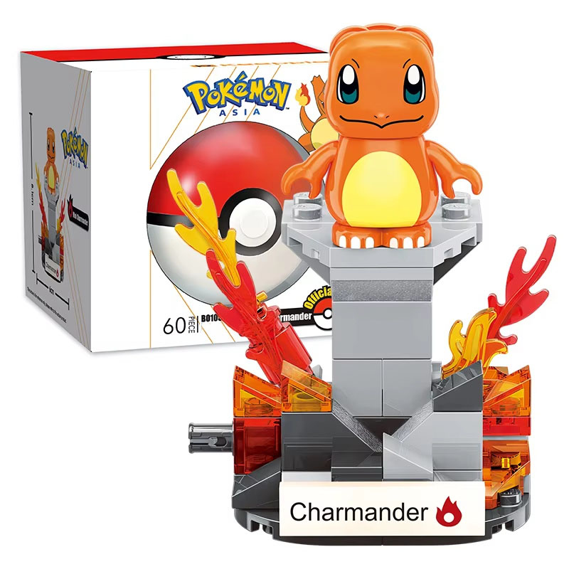 Heavy Equipment Lego - Pokemon Mini Pikachu-Claw Crane Building Blocks