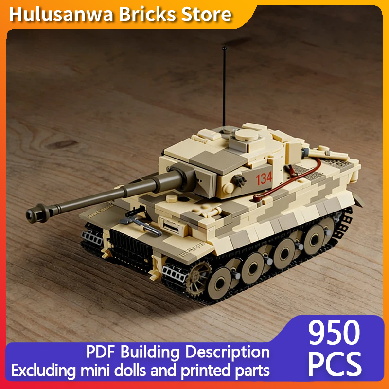 Heavy Military Tank Model MOC  - огляд і ціна Heavy Equipment Lego