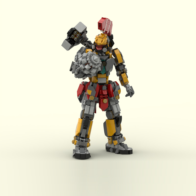 Heavy Combat Mecha Model MOC B - огляд і ціна Heavy Equipment Lego