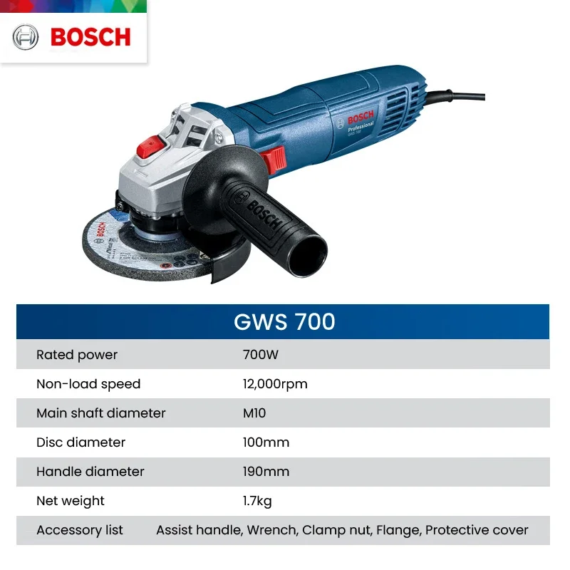 Bosch GWS 700 Angle Grinder Wi - огляд і ціна Tools Heavy Equipment