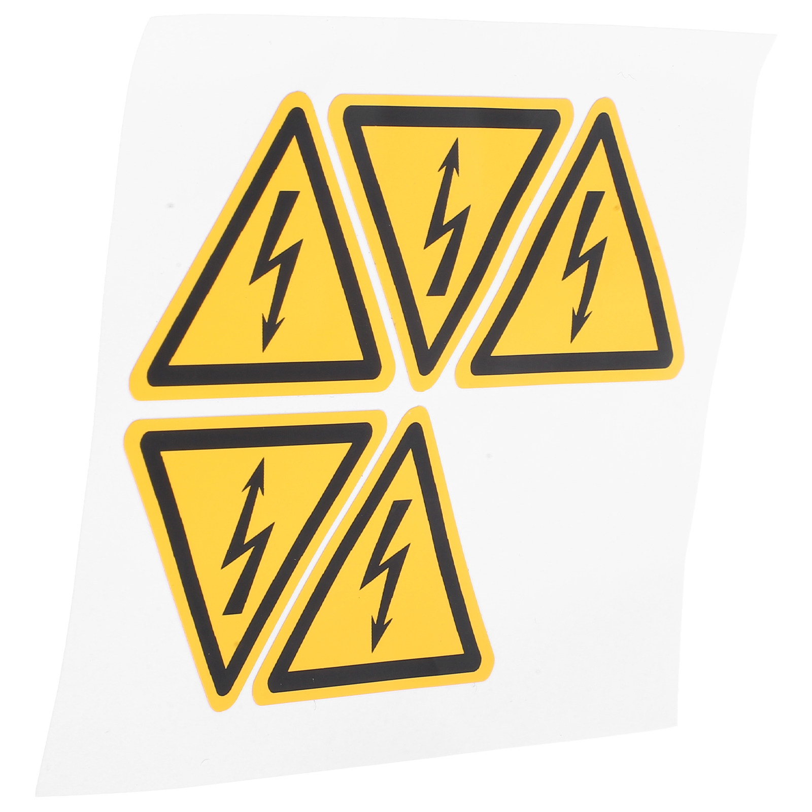 5Pcs Warning Electric Shock Si - огляд і ціна Heavy Equipment Warning Sign