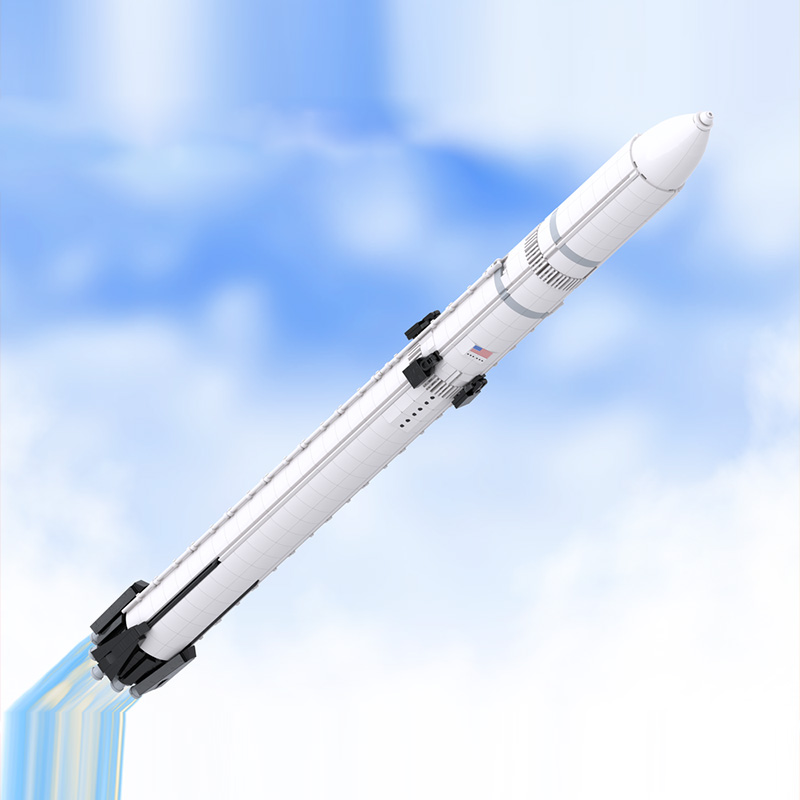 Heavy-Duty Launch Vehicle Mode - огляд і ціна Heavy Equipment Lego