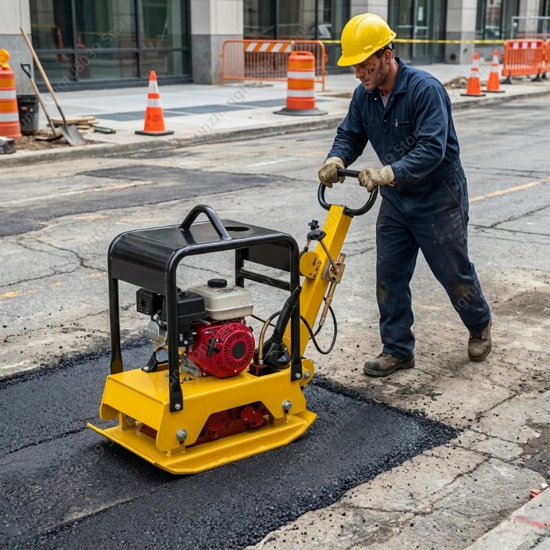 160KG High Efficiency Vibratio - огляд і ціна Plate Compactor Vibrator