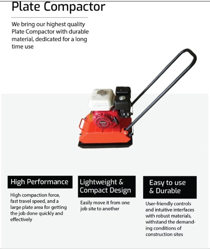 HOT SELLING High Quality Vibra - огляд і ціна Plate Compactor Vibrator