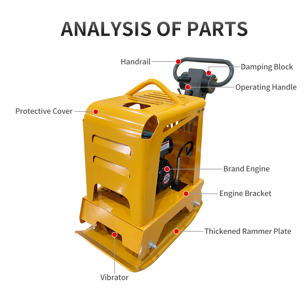 C160 Asphalt Pavement Vibratio - огляд і ціна Plate Compactor Vibrator